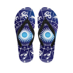 Zodiac Horoscopes Print Flip Flops
