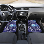 Zodiac Horoscopes Print Front and Back Car Floor Mats