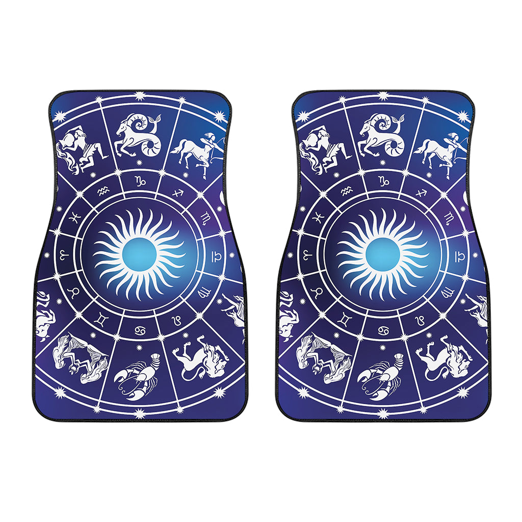 Zodiac Horoscopes Print Front Car Floor Mats