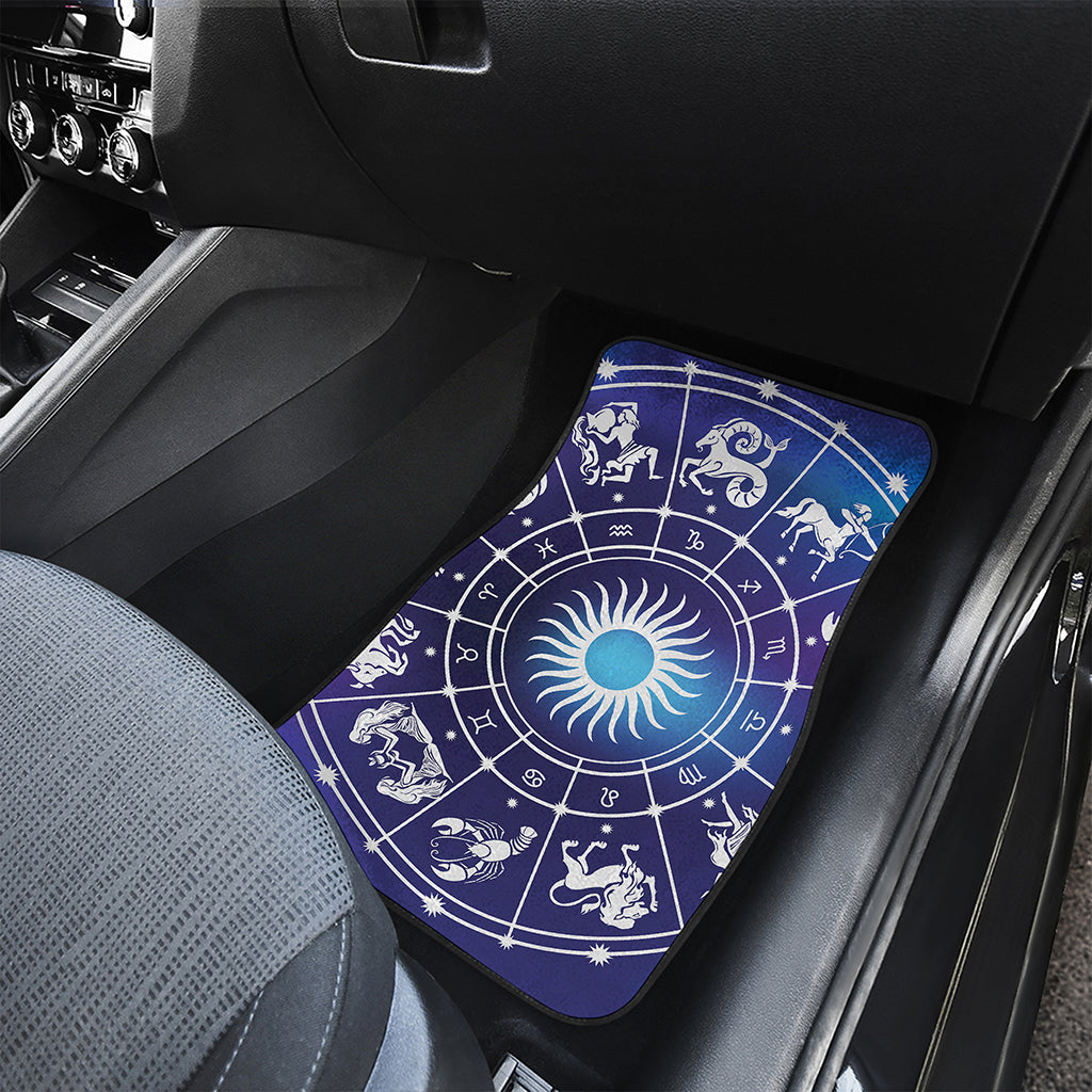 Zodiac Horoscopes Print Front Car Floor Mats