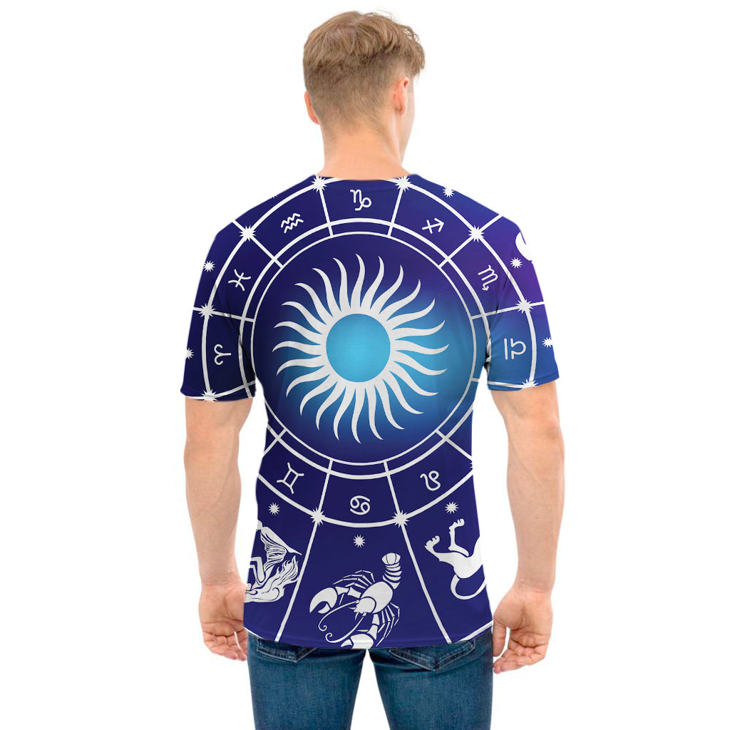 Zodiac Horoscopes Print Men's T-Shirt