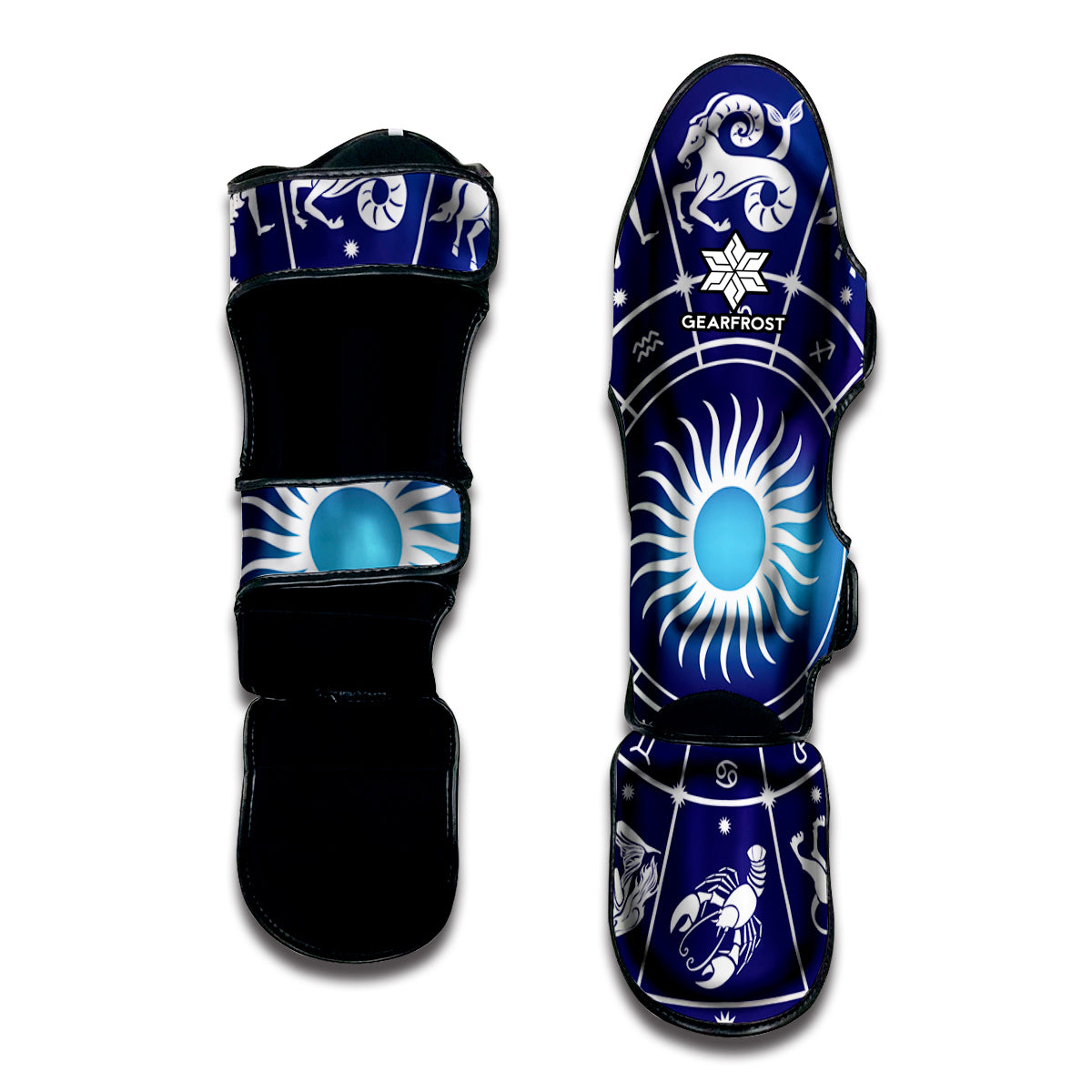 Zodiac Horoscopes Print Muay Thai Shin Guard
