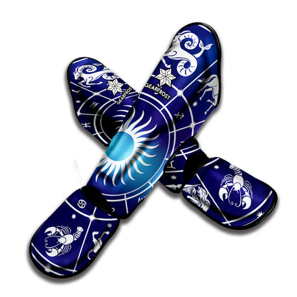Zodiac Horoscopes Print Muay Thai Shin Guard