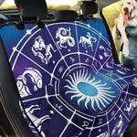 Zodiac Horoscopes Print Pet Car Back Seat Cover
