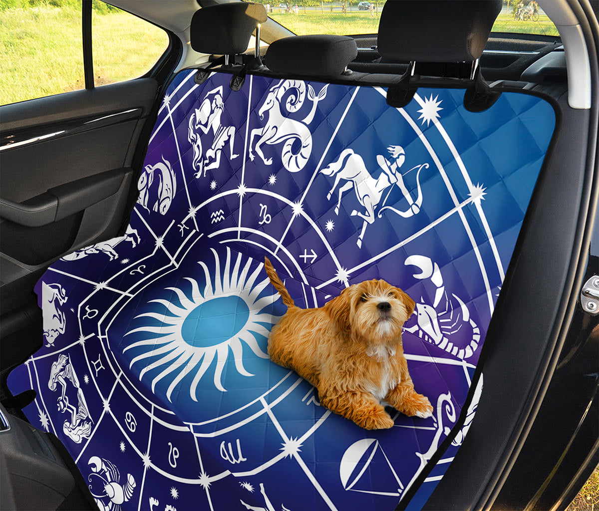 Zodiac Horoscopes Print Pet Car Back Seat Cover