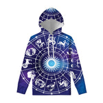 Zodiac Horoscopes Print Pullover Hoodie