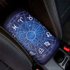 Zodiac Signs Wheel Print Car Center Console Cover