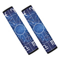 Zodiac Signs Wheel Print Car Seat Belt Covers