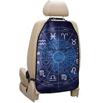 Zodiac Signs Wheel Print Car Seat Organizers