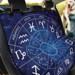 Zodiac Signs Wheel Print Pet Car Back Seat Cover
