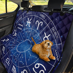Zodiac Signs Wheel Print Pet Car Back Seat Cover