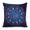 Zodiac Signs Wheel Print Pillow Cover