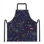 Zodiac Star Signs Galaxy Space Print Apron