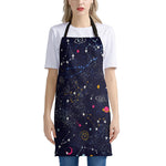 Zodiac Star Signs Galaxy Space Print Apron