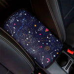 Zodiac Star Signs Galaxy Space Print Car Center Console Cover