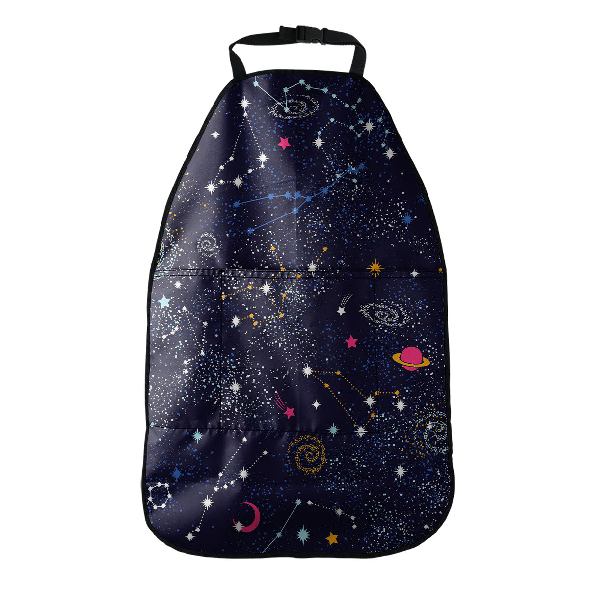 Zodiac Star Signs Galaxy Space Print Car Seat Organizers