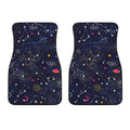 Zodiac Star Signs Galaxy Space Print Front Car Floor Mats