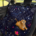 Zodiac Star Signs Galaxy Space Print Pet Car Back Seat Cover