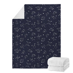 Zodiac Star Signs Pattern Print Blanket