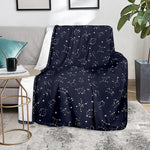 Zodiac Star Signs Pattern Print Blanket