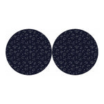 Zodiac Star Signs Pattern Print Car Coasters