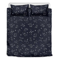 Zodiac Star Signs Pattern Print Duvet Cover Bedding Set