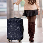Zodiac Star Signs Pattern Print Luggage Cover