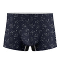 Zodiac Star Signs Pattern Print Men's Boxer Briefs