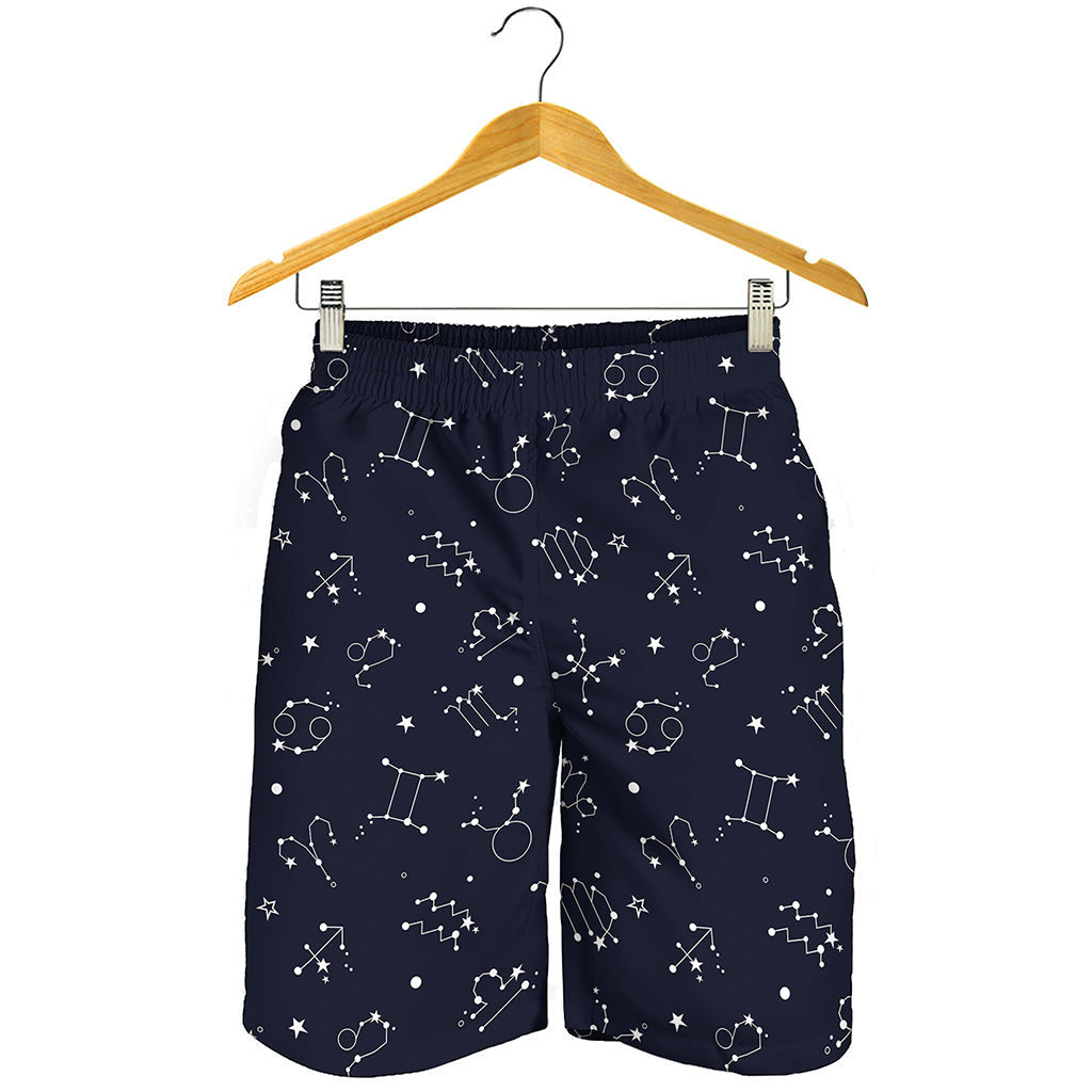 Zodiac Star Signs Pattern Print Men's Shorts