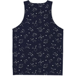Zodiac Star Signs Pattern Print Men's Tank Top