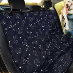 Zodiac Star Signs Pattern Print Pet Car Back Seat Cover