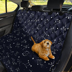 Zodiac Star Signs Pattern Print Pet Car Back Seat Cover