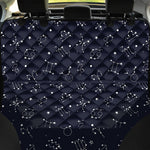 Zodiac Star Signs Pattern Print Pet Car Back Seat Cover