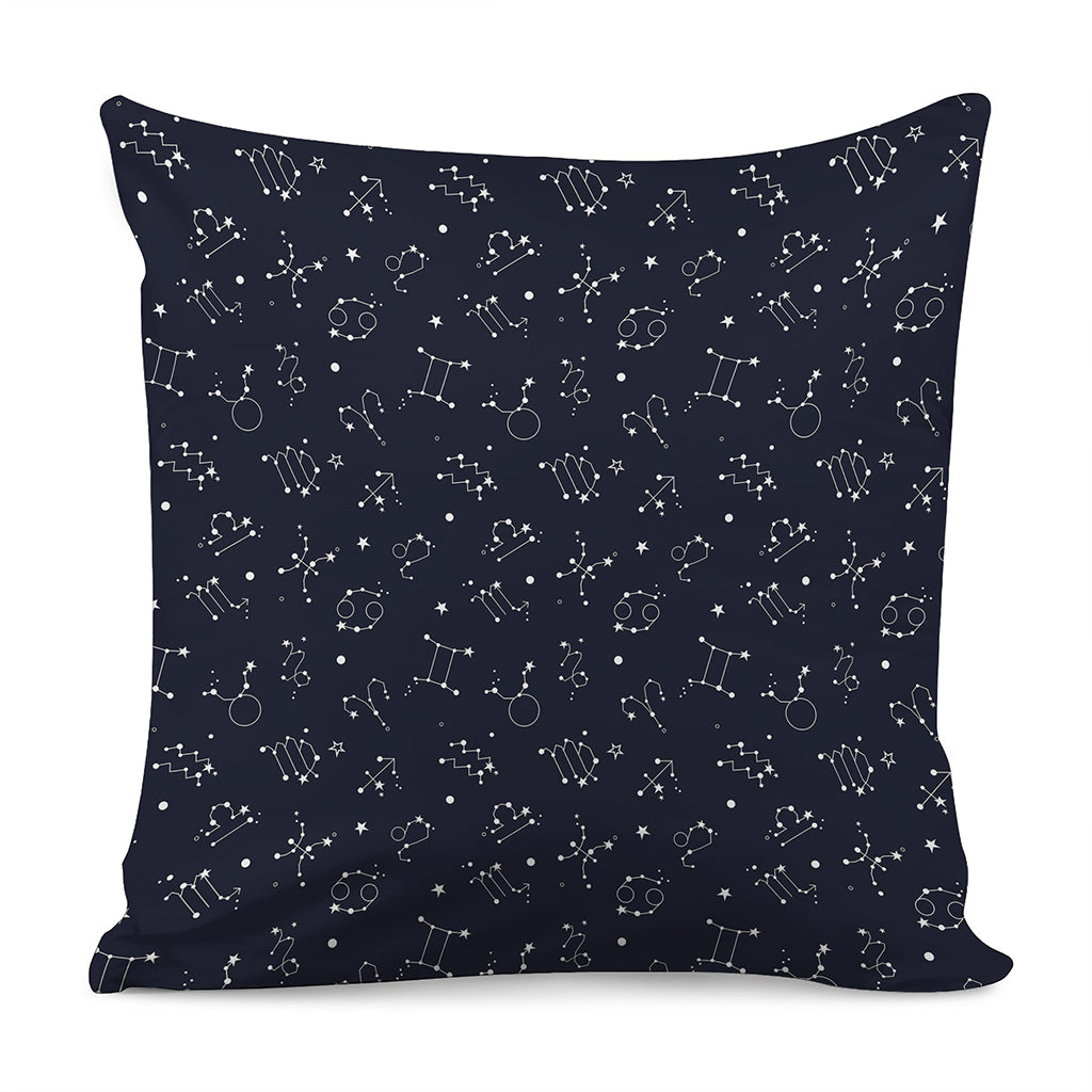 Zodiac Star Signs Pattern Print Pillow Cover