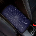 Zodiac Symbols Circle Print Car Center Console Cover