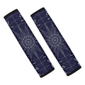 Zodiac Symbols Circle Print Car Seat Belt Covers