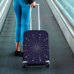 Zodiac Symbols Circle Print Luggage Cover