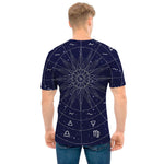Zodiac Symbols Circle Print Men's T-Shirt
