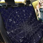 Zodiac Symbols Circle Print Pet Car Back Seat Cover