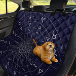 Zodiac Symbols Circle Print Pet Car Back Seat Cover
