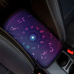 Zodiac Symbols Wheel Print Car Center Console Cover