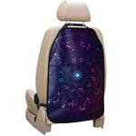 Zodiac Symbols Wheel Print Car Seat Organizers