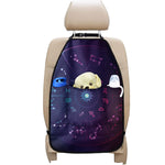 Zodiac Symbols Wheel Print Car Seat Organizers