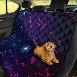 Zodiac Symbols Wheel Print Pet Car Back Seat Cover