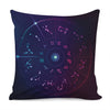 Zodiac Symbols Wheel Print Pillow Cover