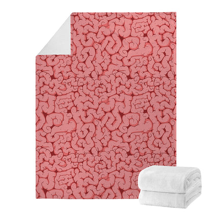 Zombie Brain Print Blanket