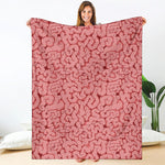 Zombie Brain Print Blanket