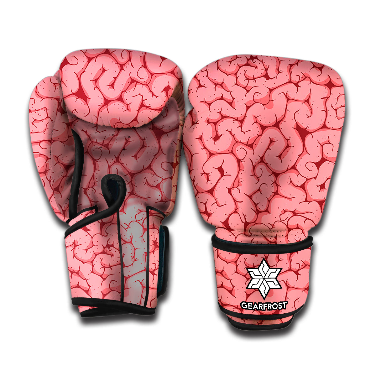 Zombie Brain Print Boxing Gloves
