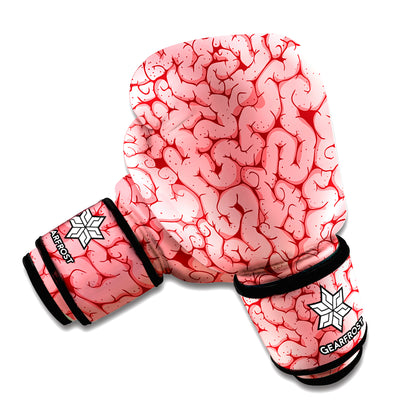 Zombie Brain Print Boxing Gloves