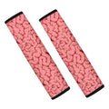 Zombie Brain Print Car Seat Belt Covers